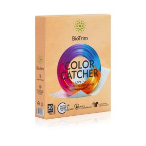 Салфетки против окрашивания цветного белья BioTrim Color Catcher, 20 шт. 2